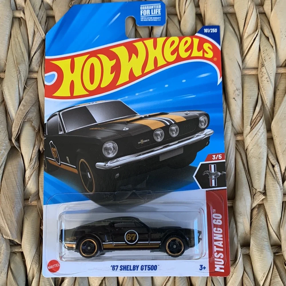 67 Shelby GT500 Mustang 60th Anniversary Hot Wheels 1967 1960s Pony Car New 2025